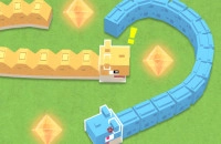 Play Merge Snake Battle now!