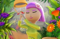 Play Runner Garden 3D now!